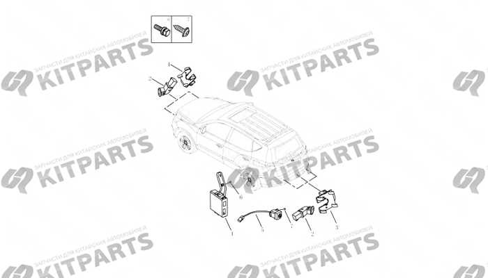 PARKING SENSOR Geely Emgrand X7