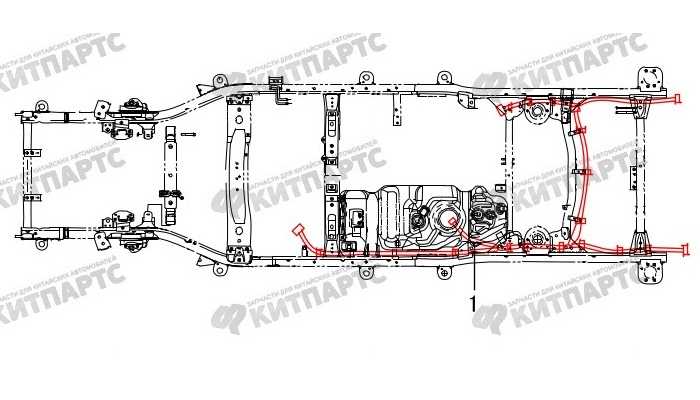 Жгут проводов рамы Great Wall DW Hower H3