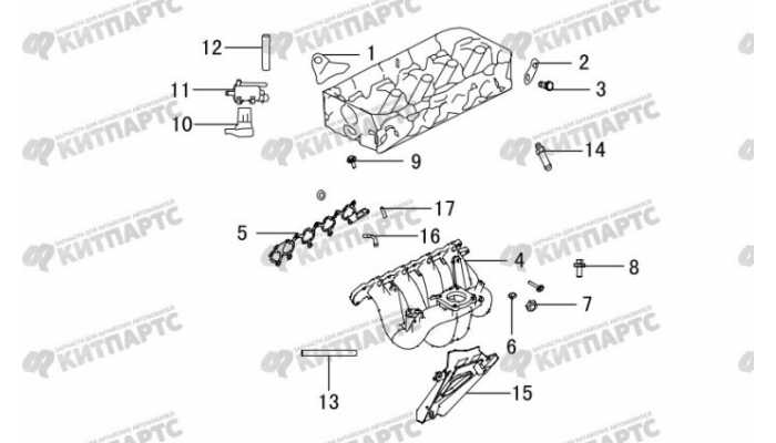 Коллектор впускной Great Wall Hover H3