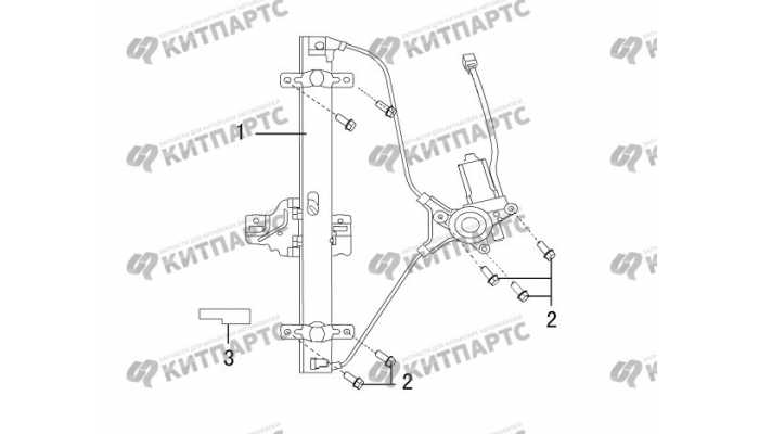 Стеклоподъемник передней двери Great Wall DW Hower H5